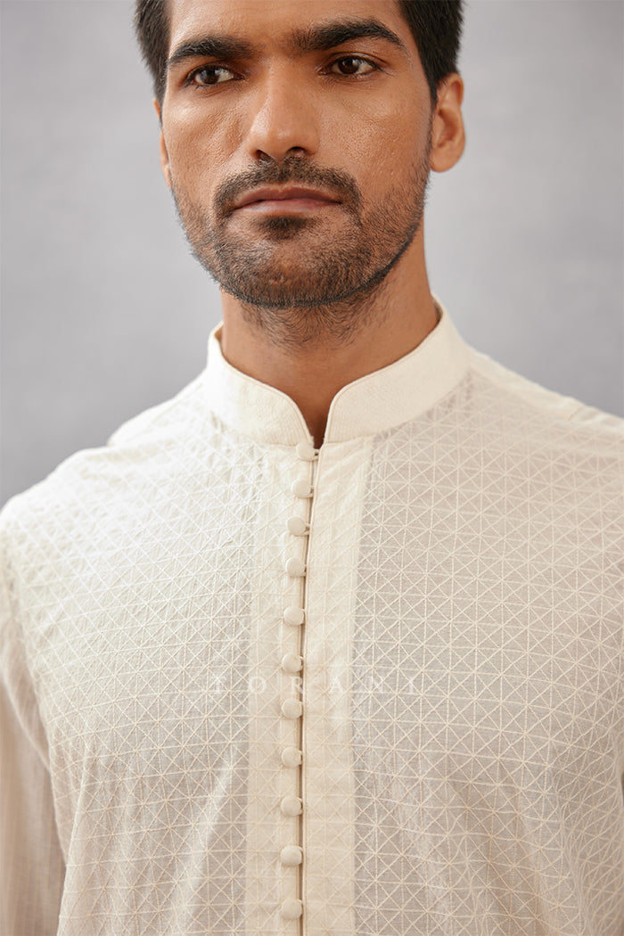 Mogra Nazir Kurta Set