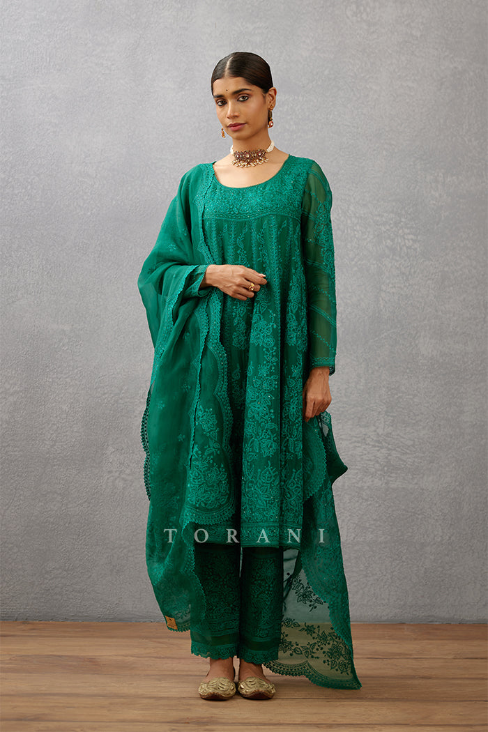 SALE - Sabz Paavni Kurta Set