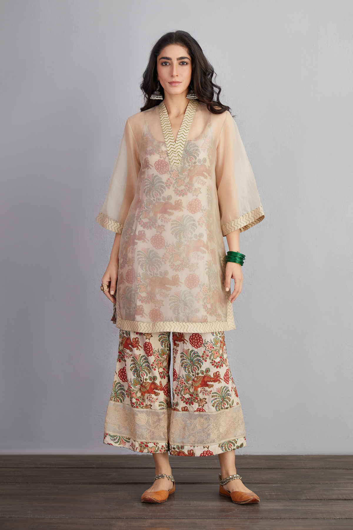 Airawata Ecru Revathi Co-ord Set