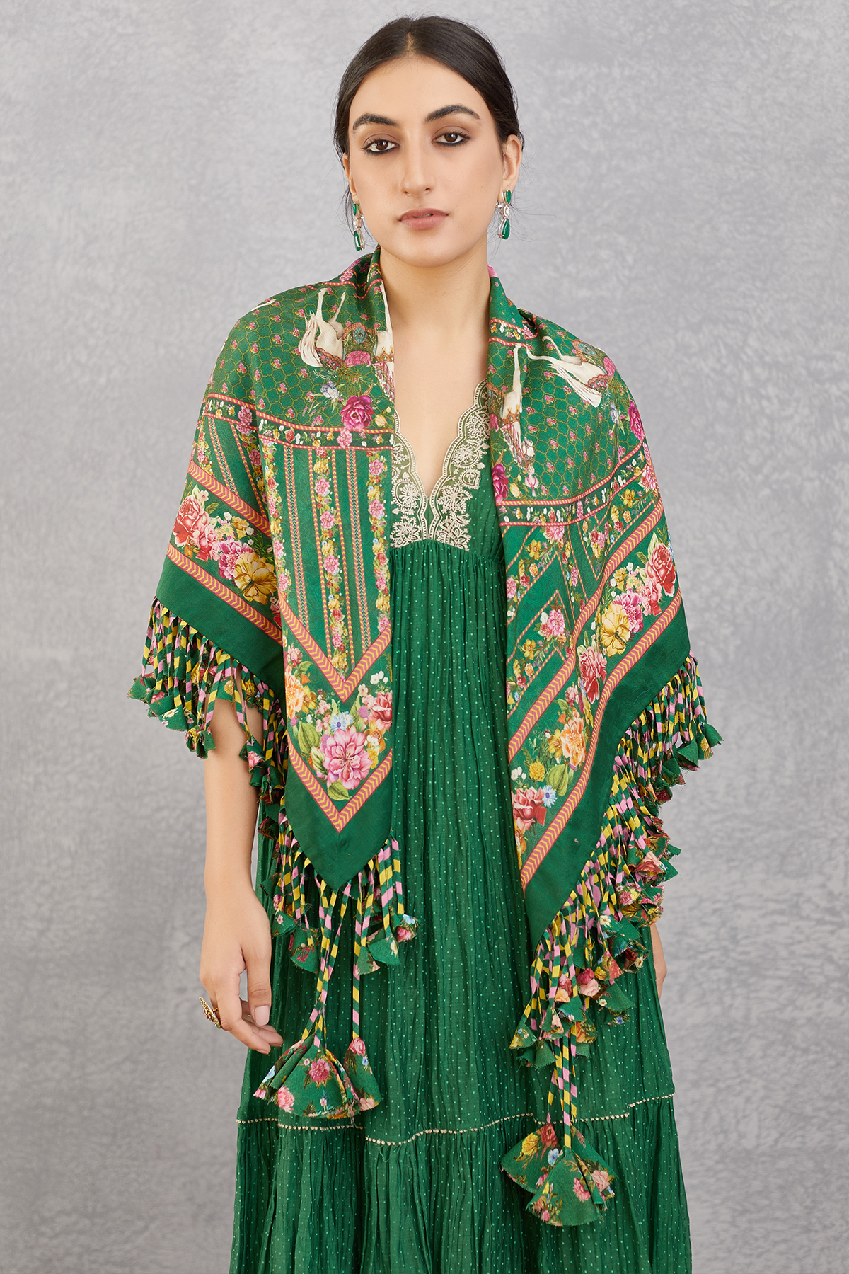 Panna Roshey Latkan Scarf