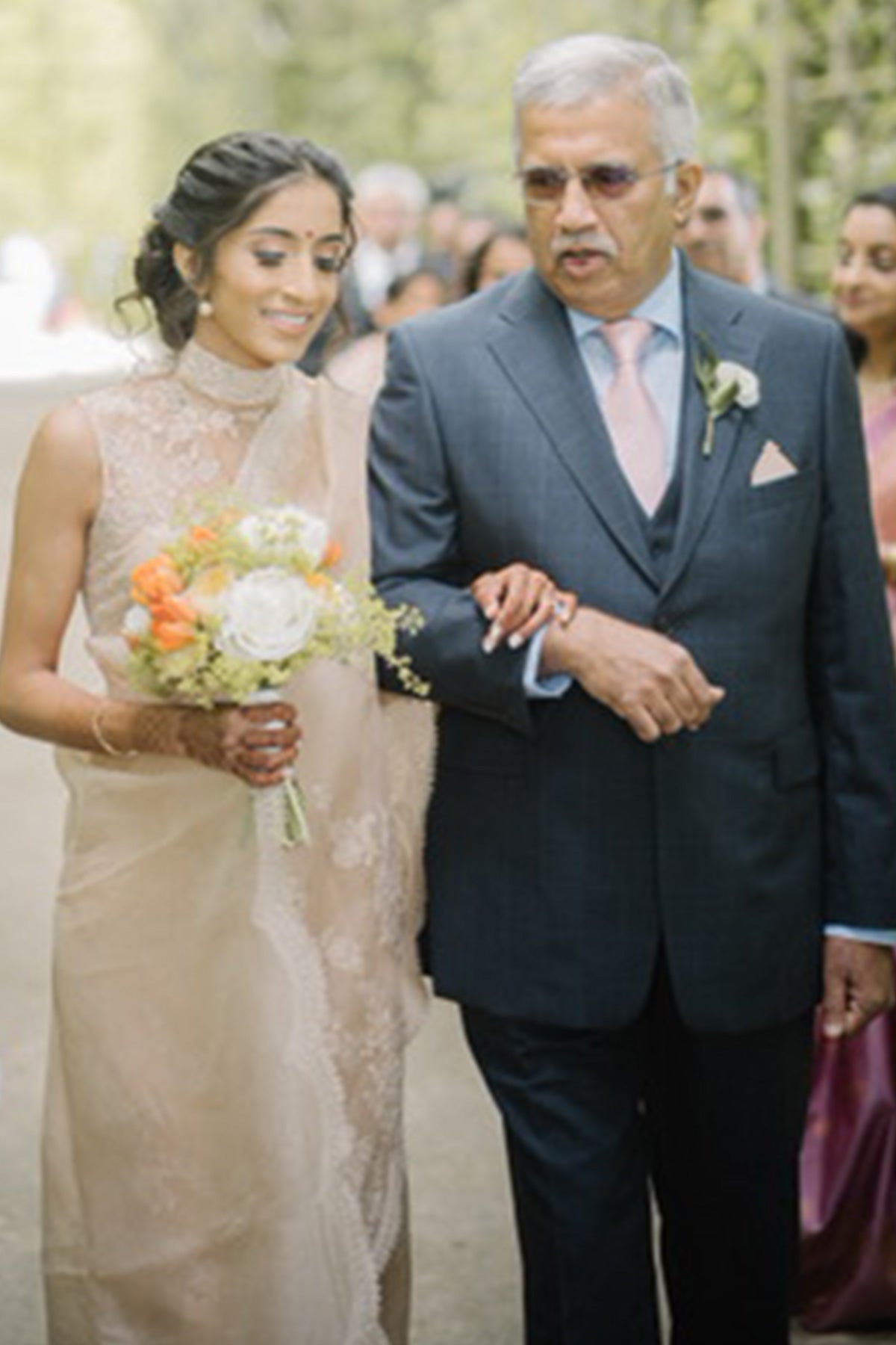 Vidya Shyam-Sundar in our Neera Vaapika Saree Set