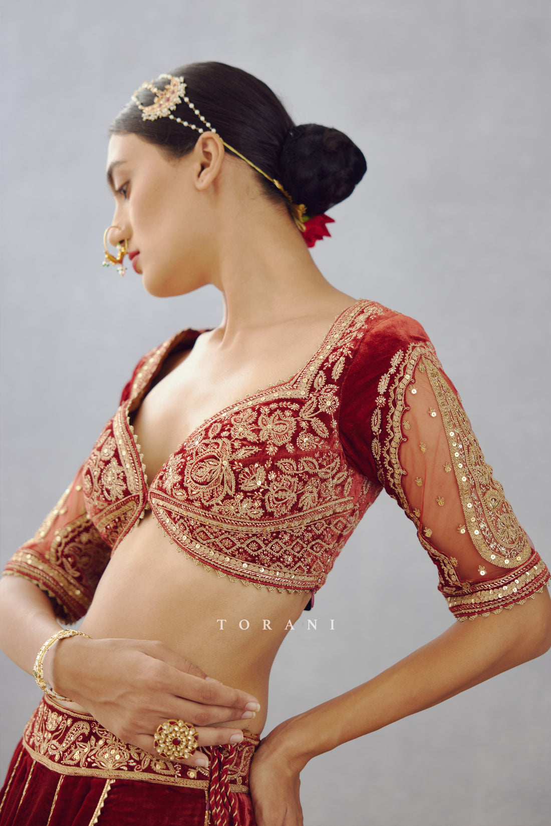Sindoori Dhwani Blouse