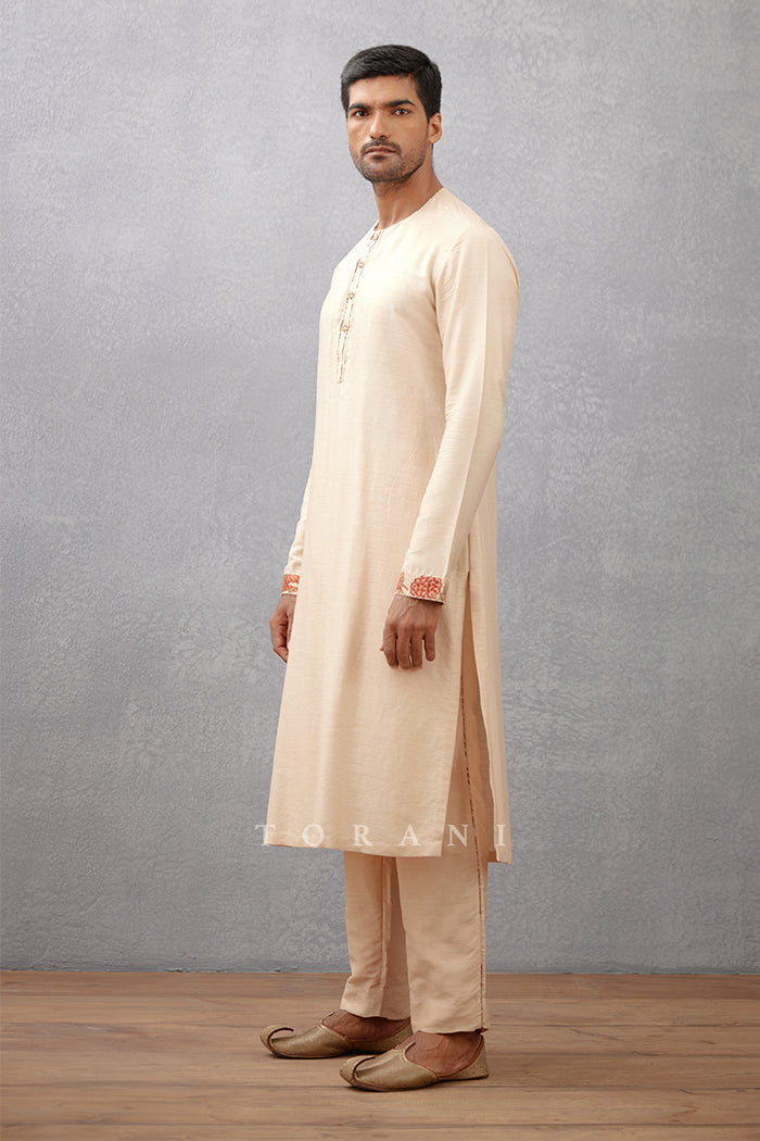 Airawata Ecru Faiz Bandi Set