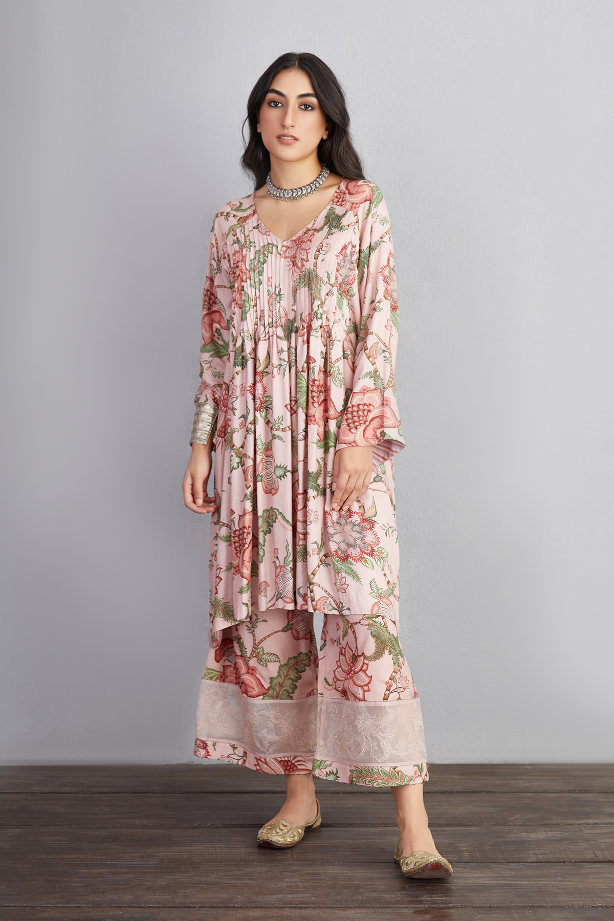 Gulbahari Ecru Nazam Co-ord Set