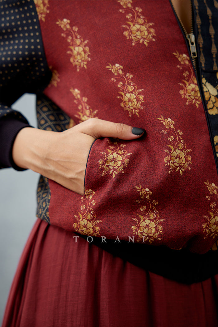 Gulnar Aasma Bomber Jacket