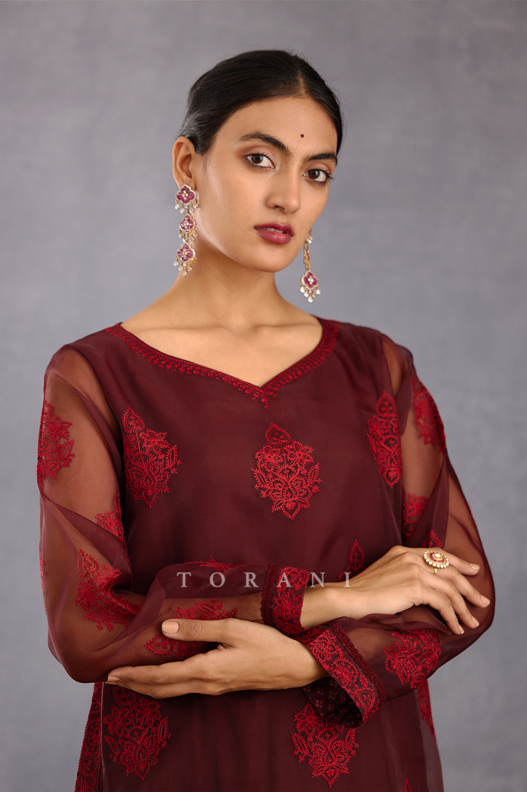 Gulnar Aadrita Kurta Set