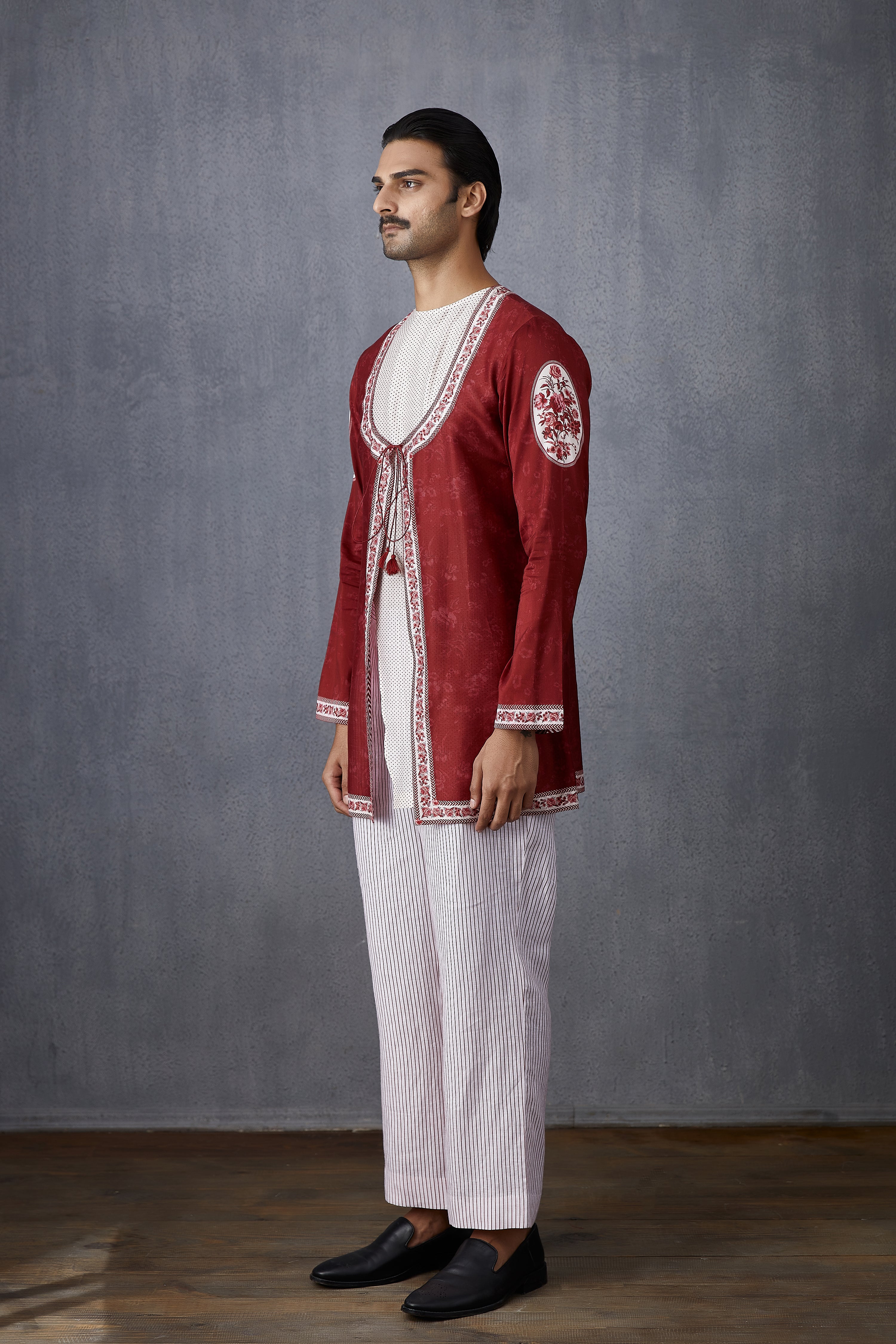 Bhoori Chanderi Bashir Kurta Set