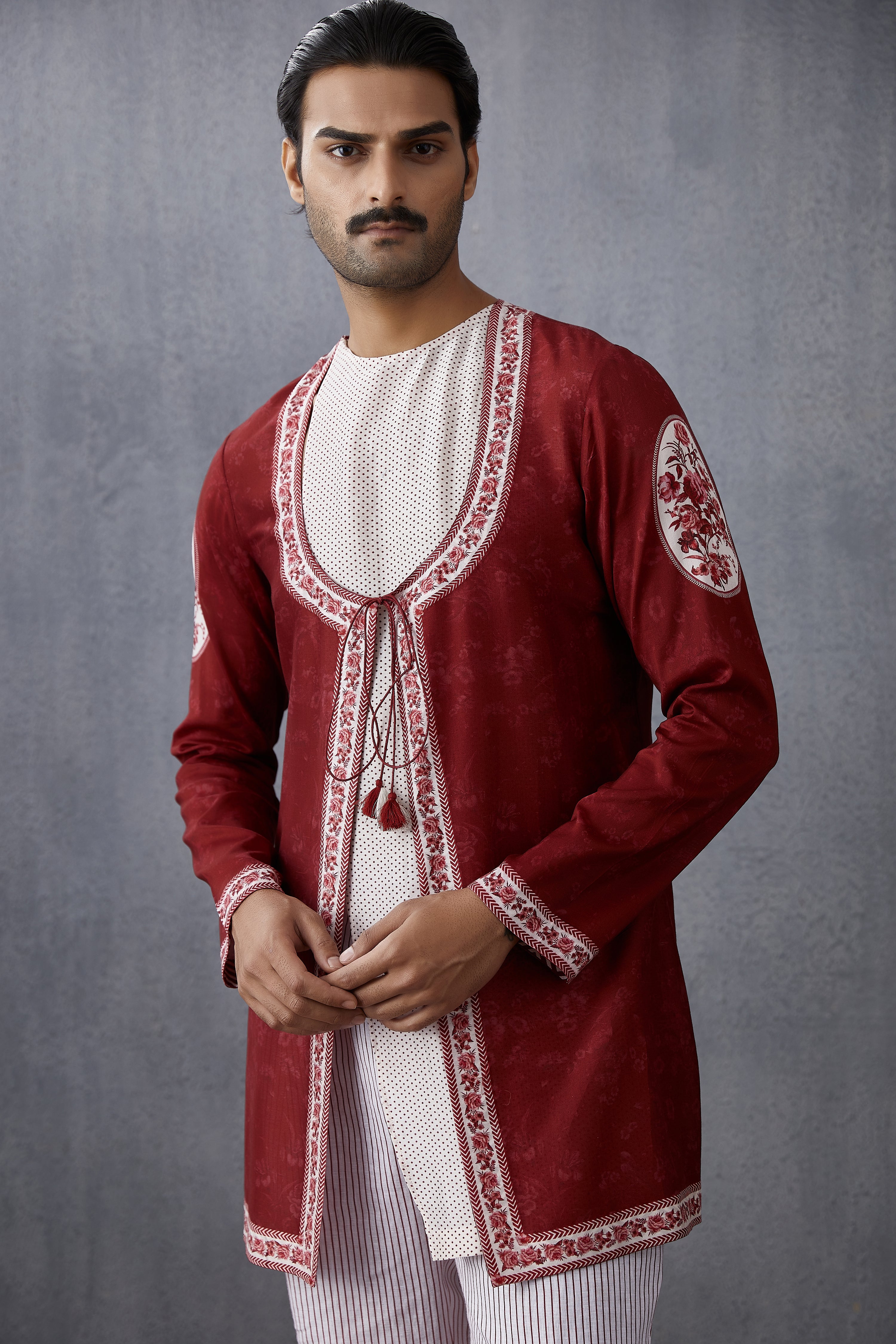 Bhoori Chanderi Bashir Kurta Set