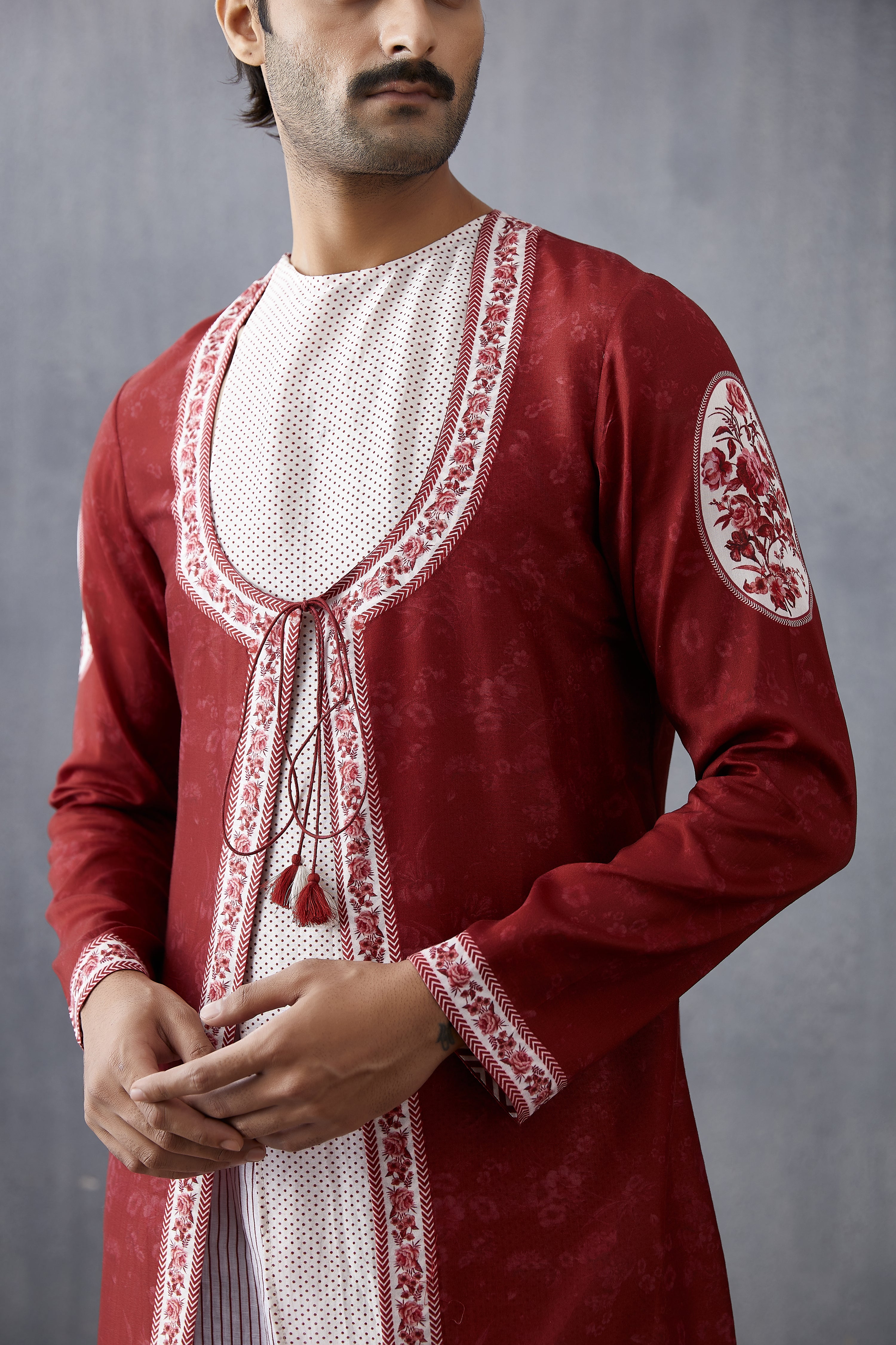 Bhoori Chanderi Bashir Kurta Set