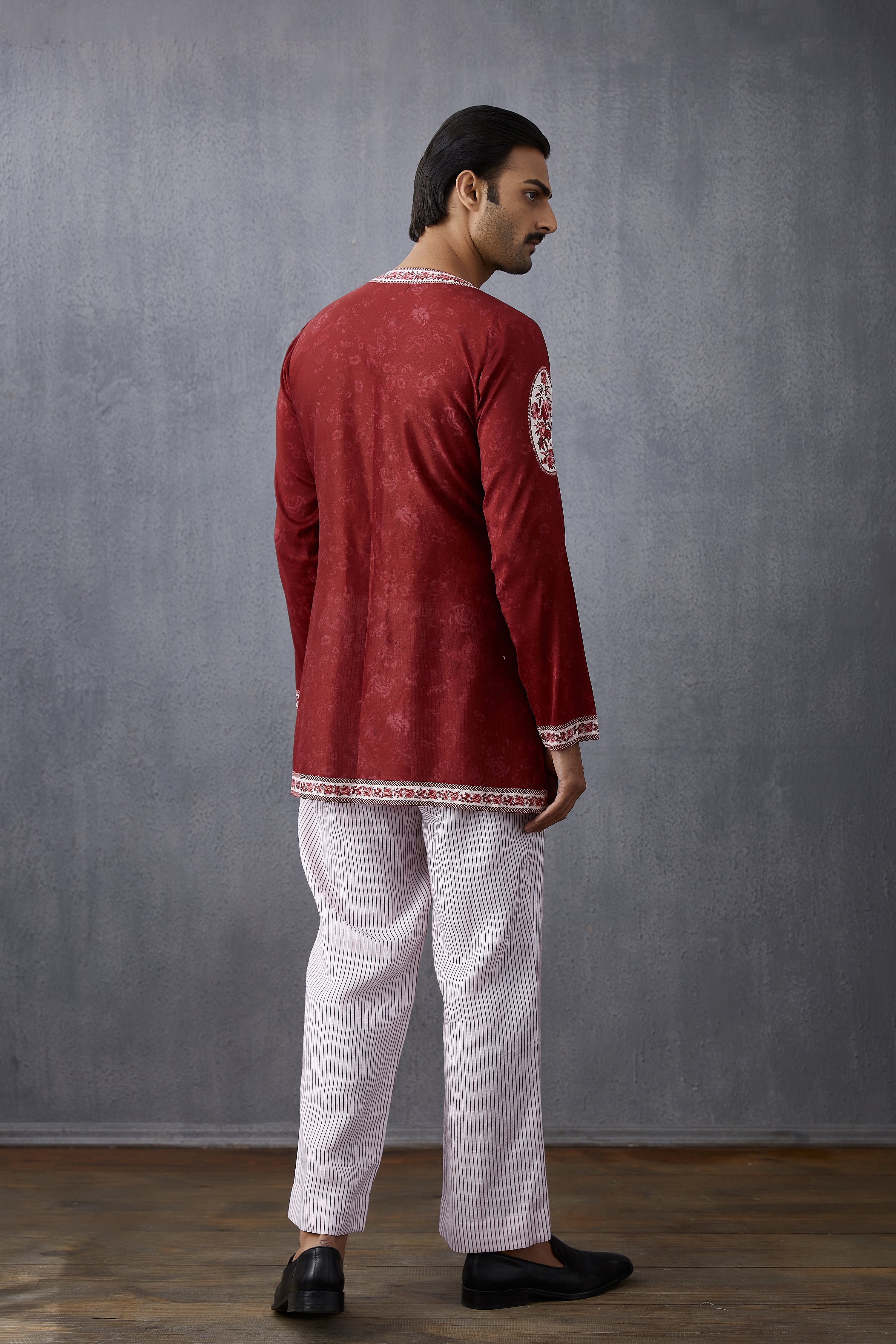 Bhoori Chanderi Bashir Kurta Set