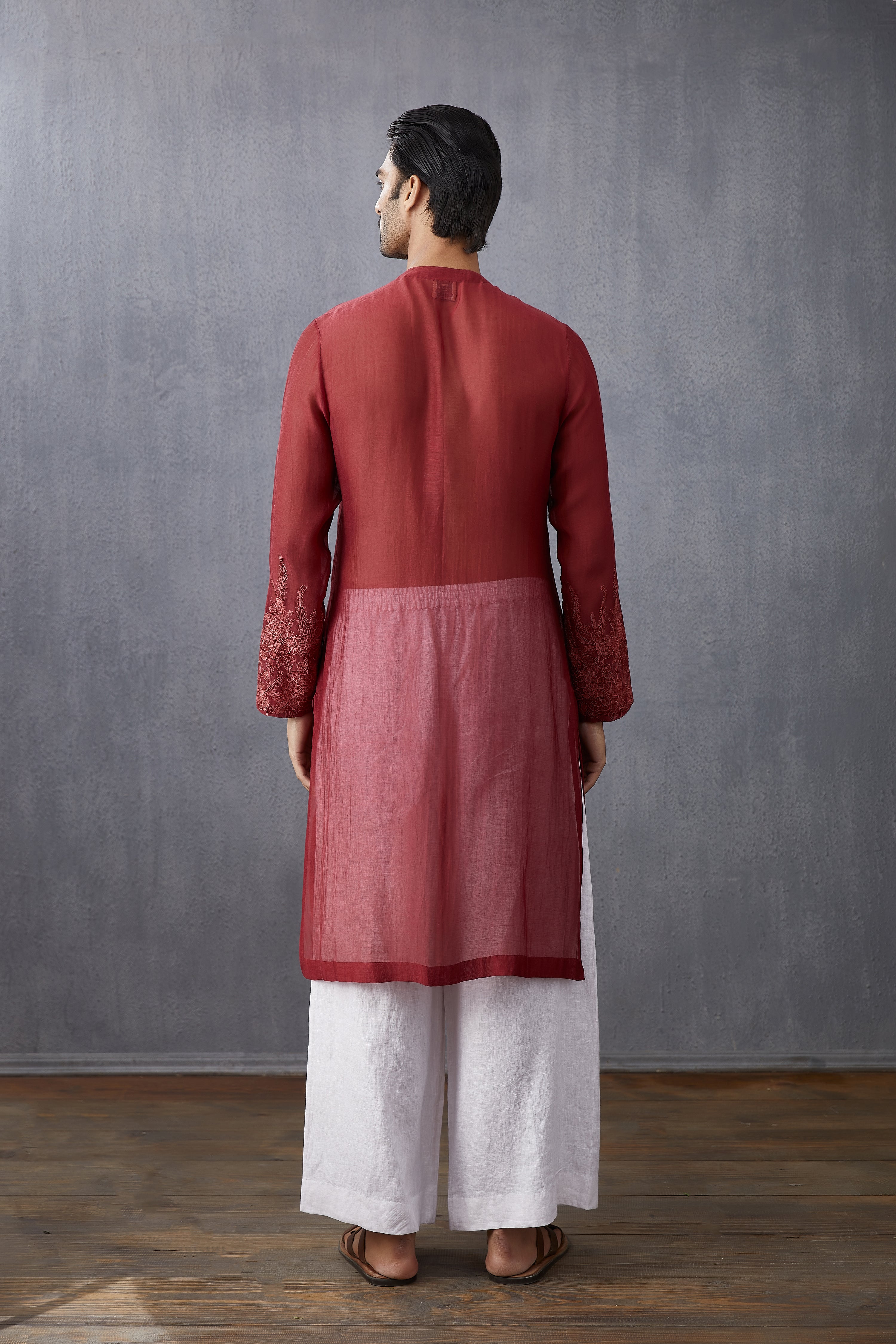 Bhoori Chanderi Mirziya Kurta Set