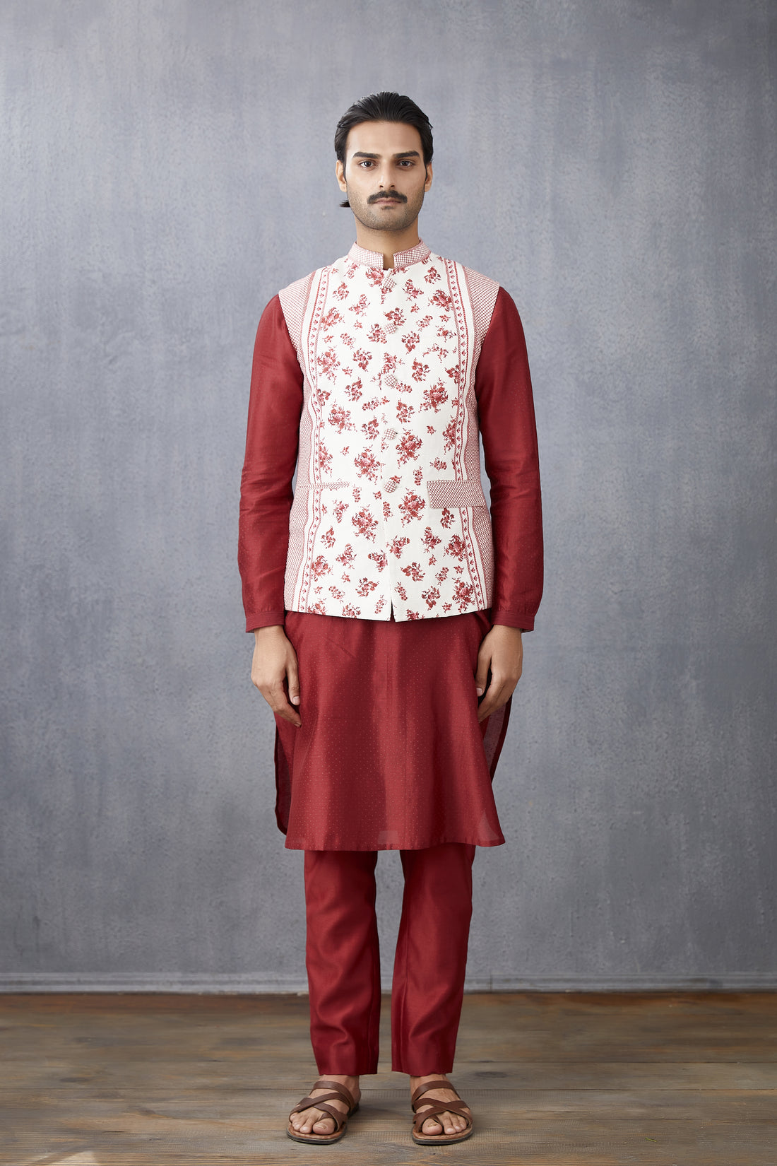 Handwoven Chanderi Fancy Bandi jacket