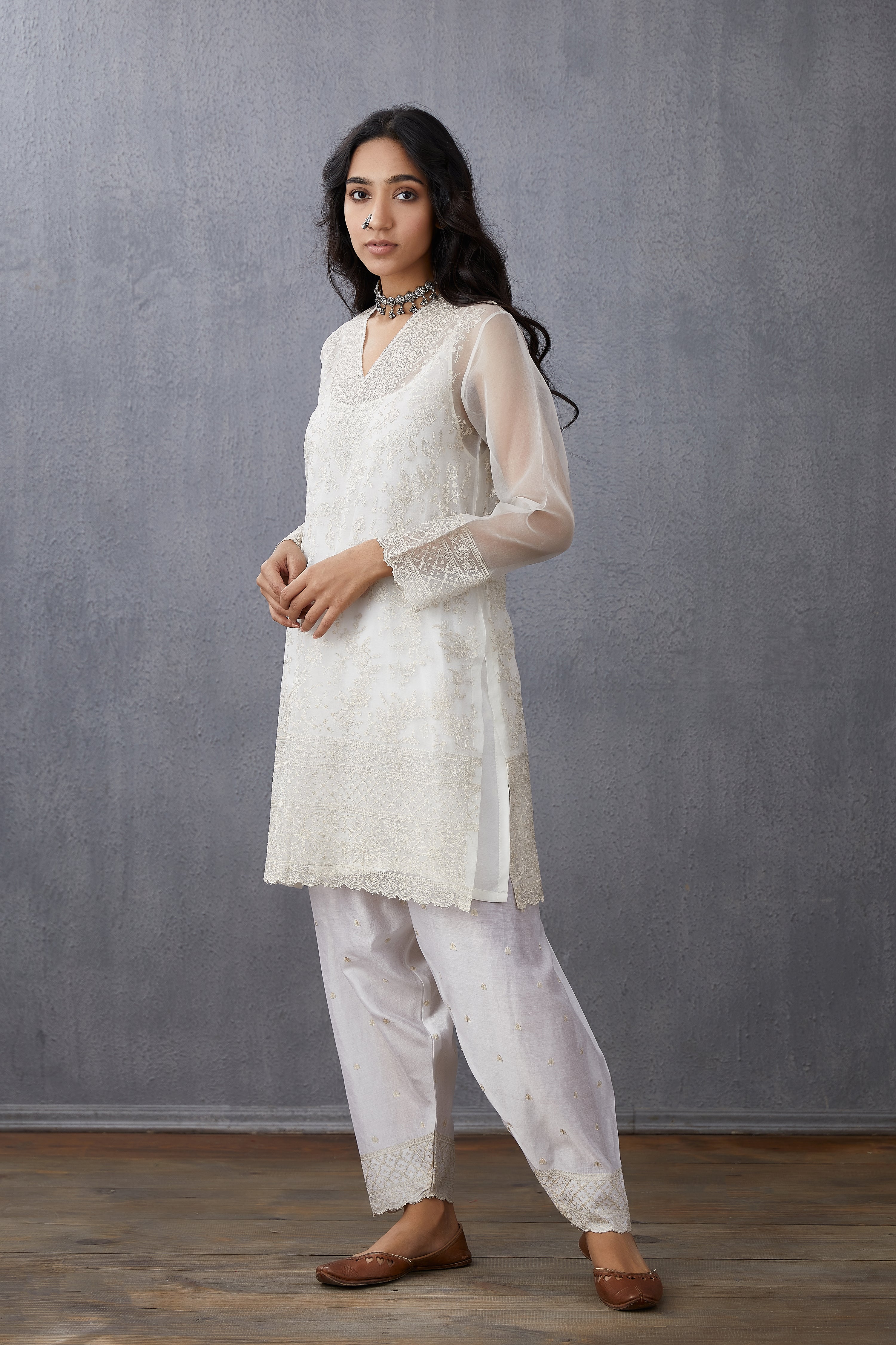 Swetah Sloka Kurta Set