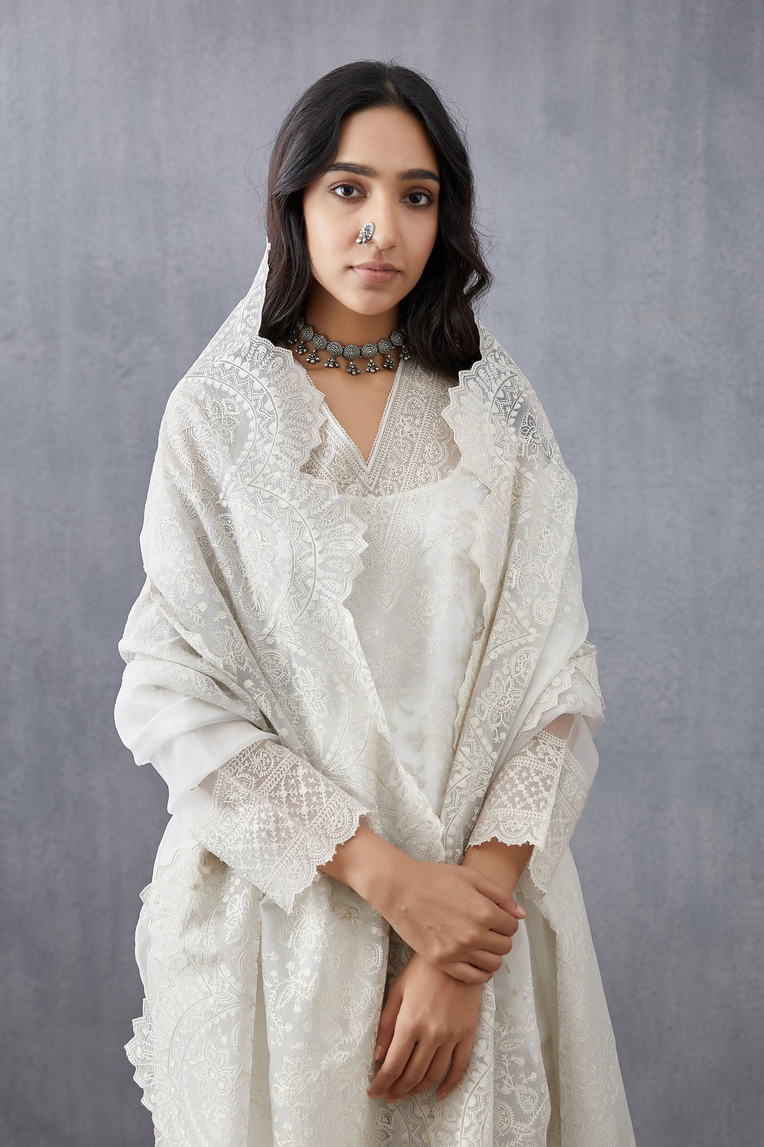 Swetah Sloka Kurta Set