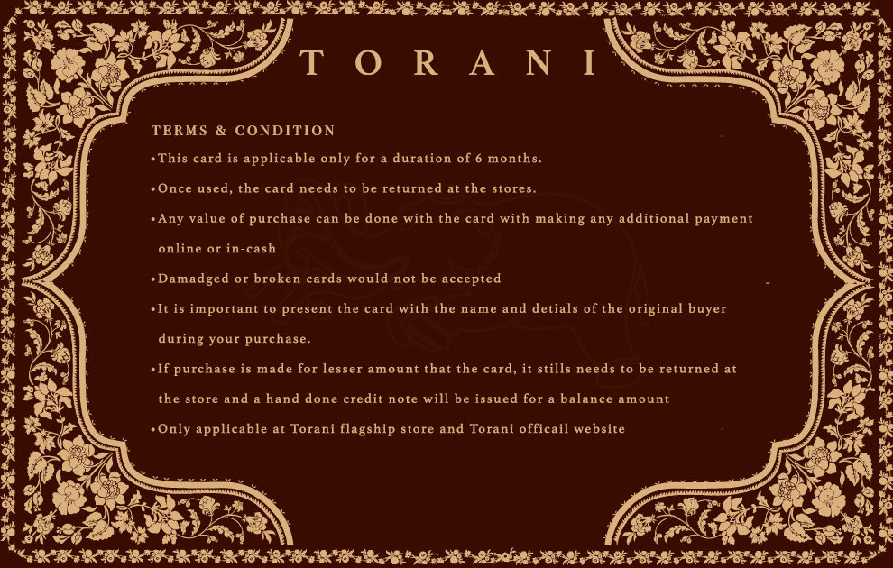 Torani Gift card