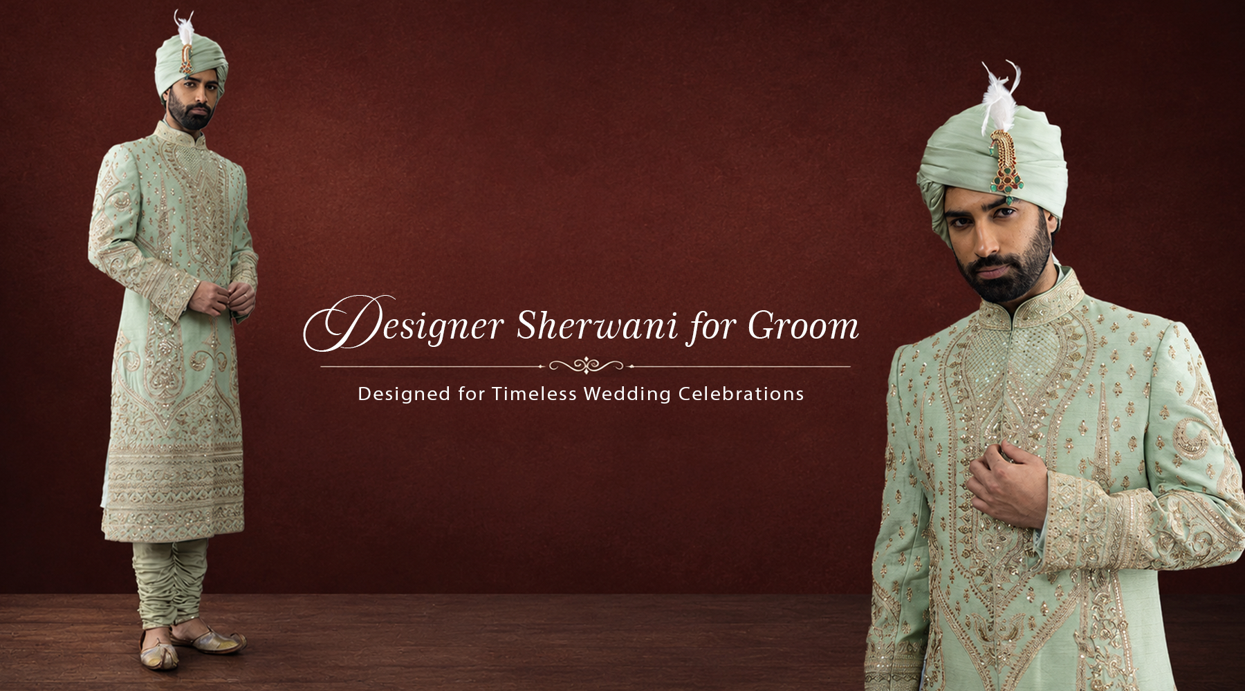 Designer Sherwani for Groom Designed for Timeless Wedding Celebrations
