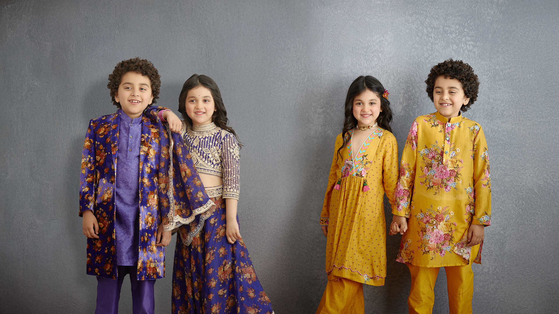 Top 5 Trending Colors for Kids’ Designer Outfits This Wedding Season