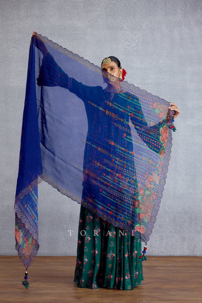 Mayurika Ajanta Gharara Set