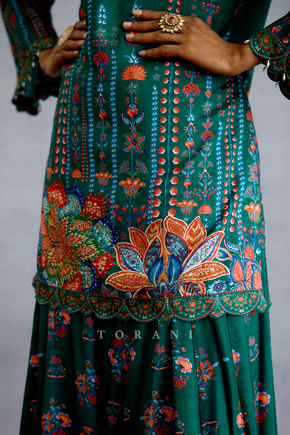 Mayurika Ajanta Gharara Set