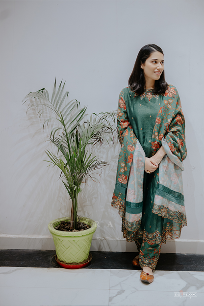Saloni Gaur in our Sheesham Urvi Kurta Set