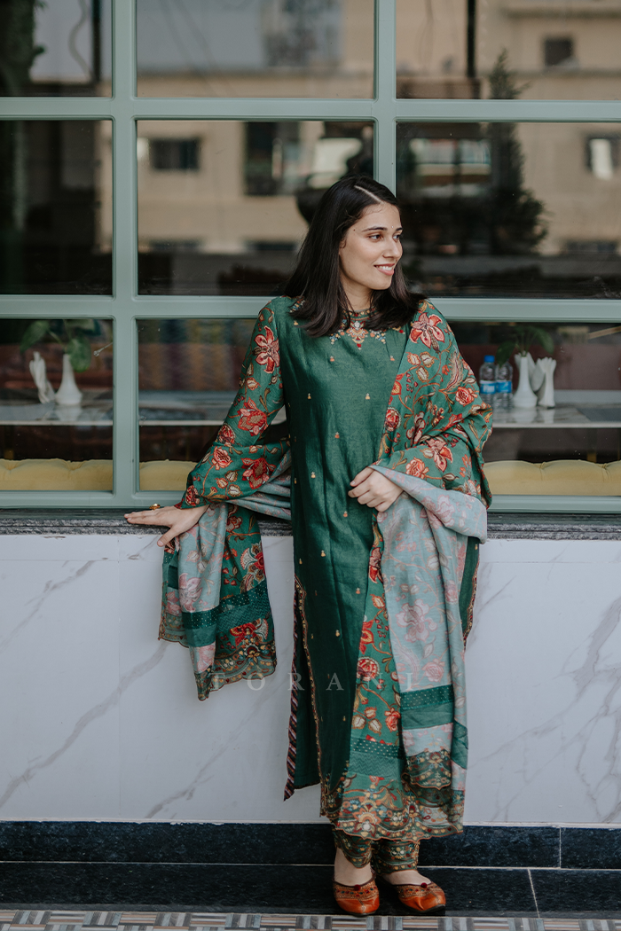 Saloni Gaur in our Sheesham Urvi Kurta Set