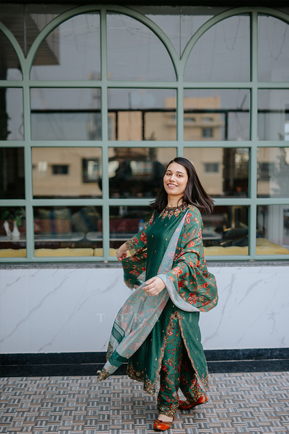 Saloni Gaur in our Sheesham Urvi Kurta Set