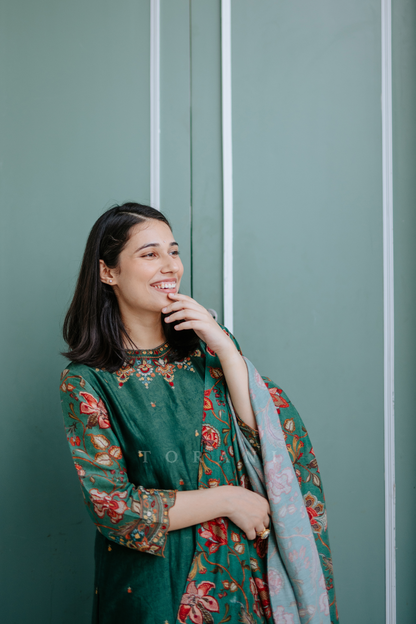 Saloni Gaur in our Sheesham Urvi Kurta Set