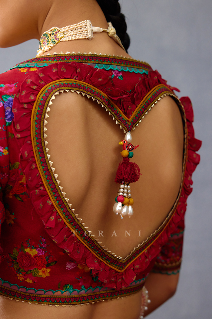 Dil Surkh Eedha Blouse