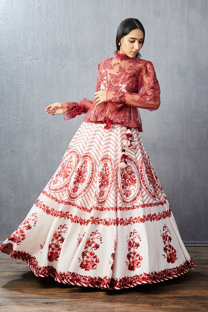 Bhuri Gauraiya Poulami Lehenga Set