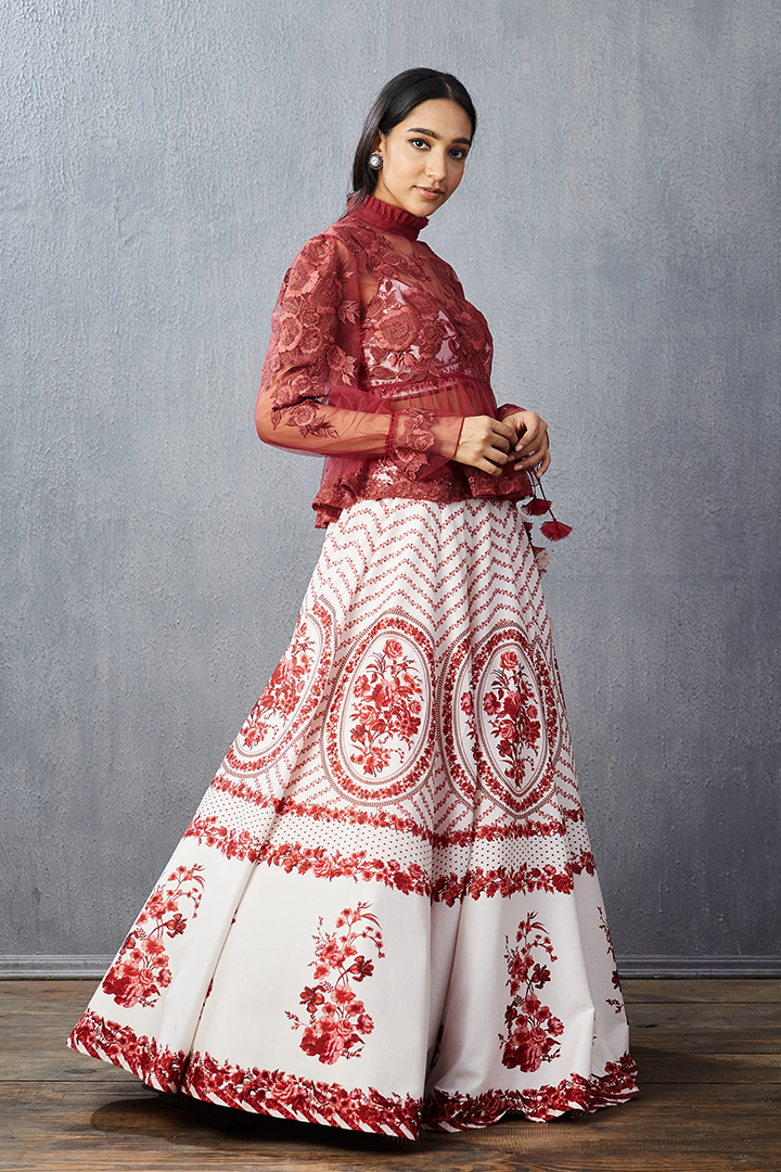 Bhuri Gauraiya Poulami Lehenga Set