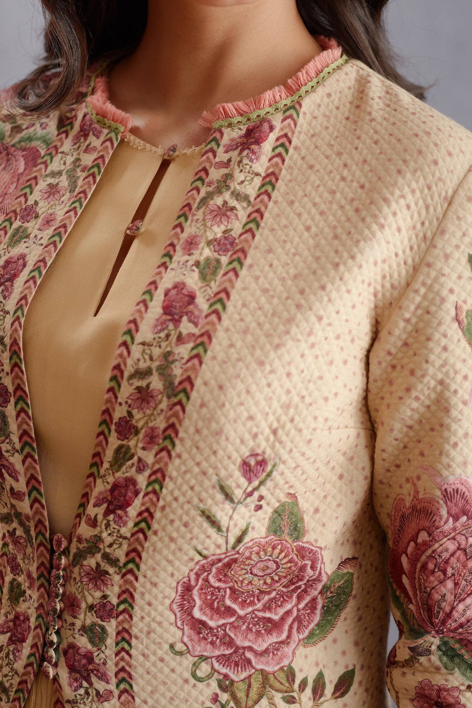 Kasturi Dhuni Jacquard Jacket