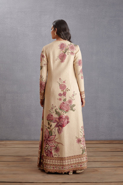 Kasturi Dhuni Jacquard Jacket Set