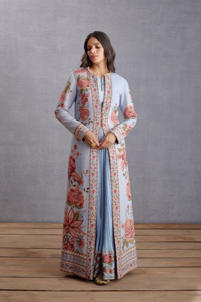 Samsara Dhuni Jacquard Jacket Set