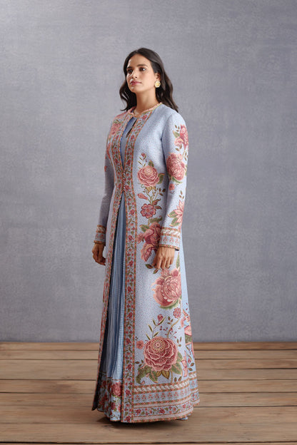 Samsara Dhuni Jacquard Jacket Set