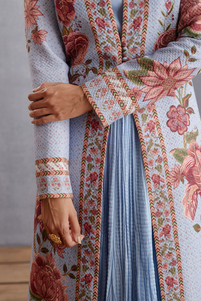 Samsara Dhuni Jacquard Jacket Set