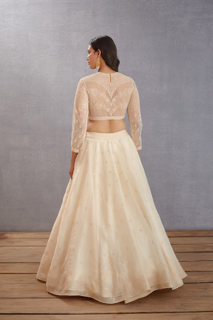 Mogra Rubani Lehenga Set