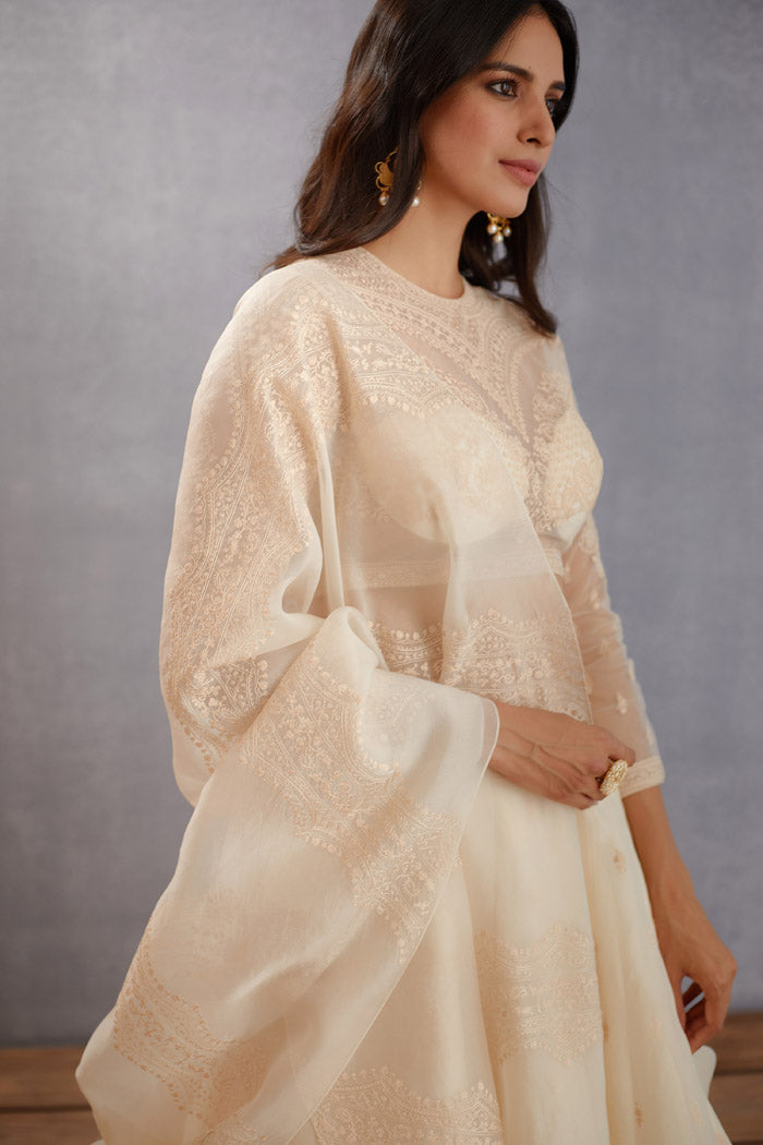 Mogra Rubani Lehenga Set