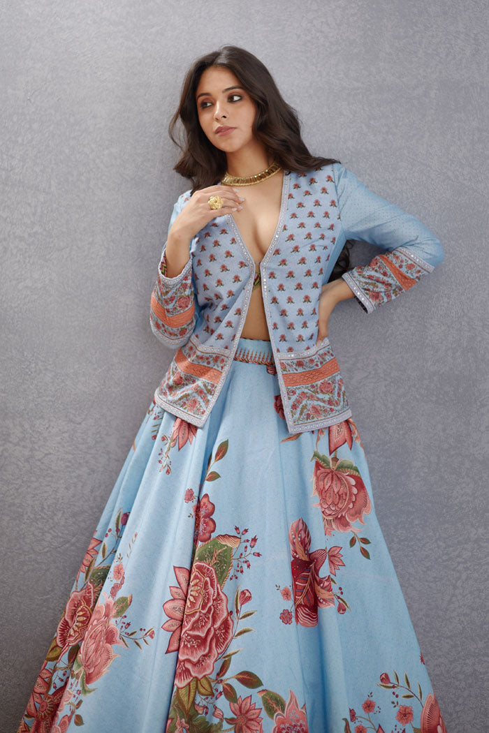 Samsara Gooncha Lehenga Set