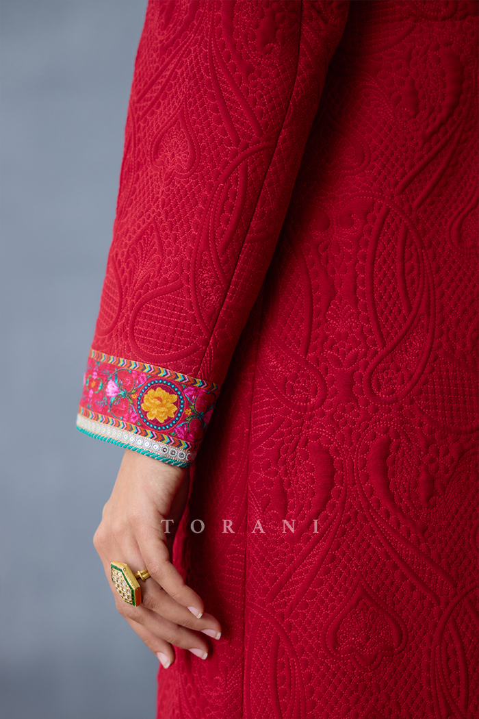 Dil Surkh Maryam Kurta Set