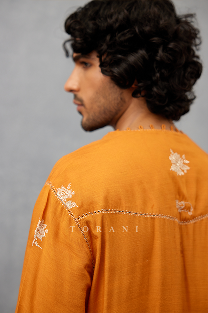Narangi Afsal Kurta Set