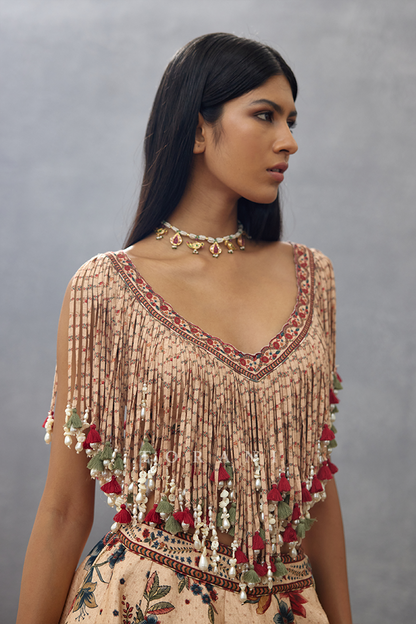 Badami Latkan Blouse