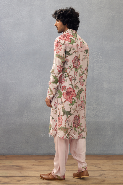 Gulaabi Ashfaq Kurta Set