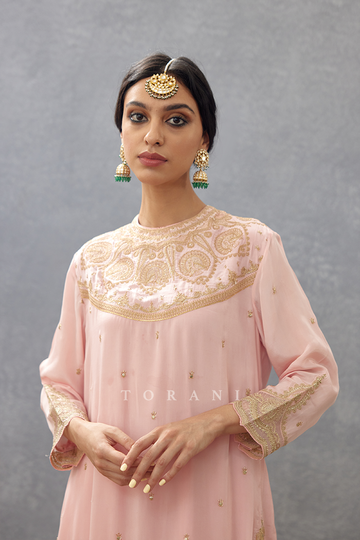 Gul-Mohar Urvi Kurta Set