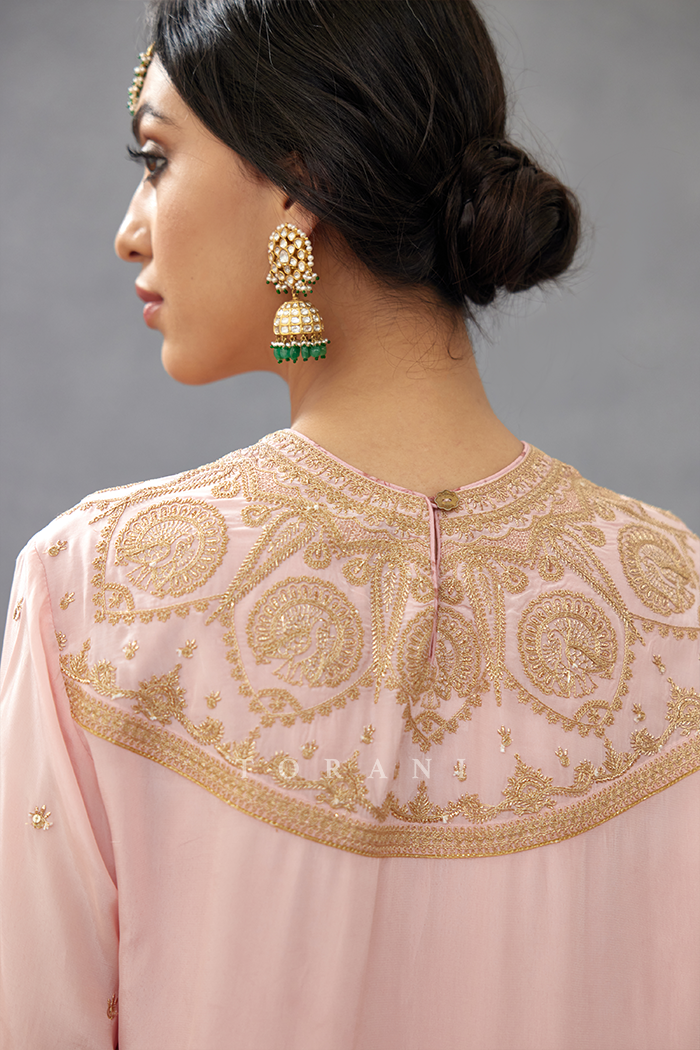 Gul-Mohar Urvi Kurta Set