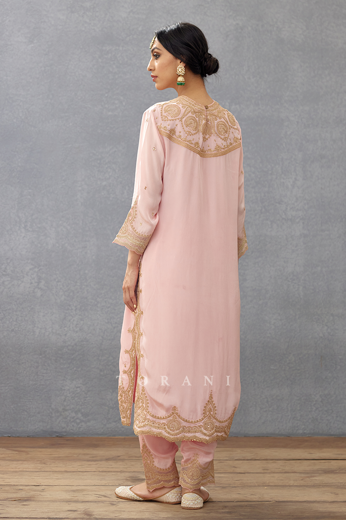 Gul-Mohar Urvi Kurta Set