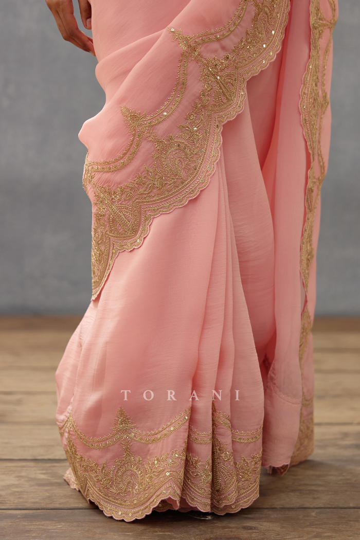 SALE - Gul-Mohar Idika Saree