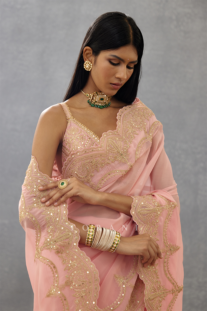 SALE - Gul-Mohar Idika Saree