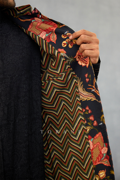 Siyah Yusuf Dhoti Set