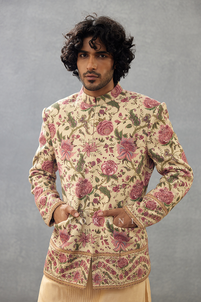 Kasturi Mehtab Jacket Set