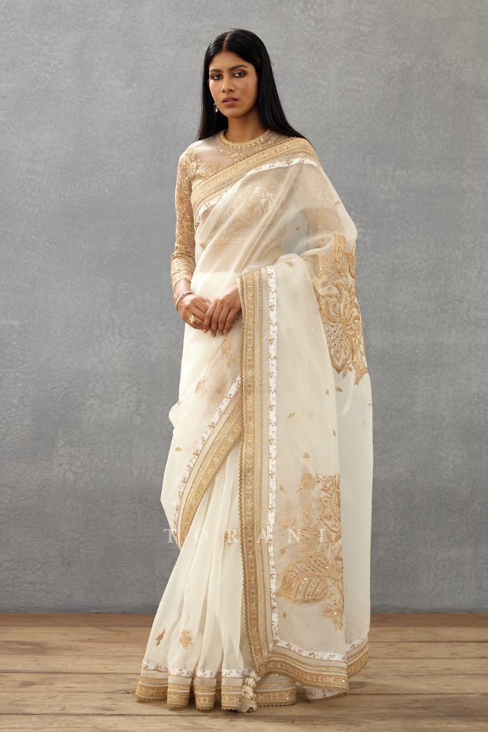SALE - Gul- Bano Taashi Saree